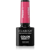 Claresa SoakOff UV/LED Color Neon gel lak za nohte odtenek 5 5 g