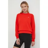 Calvin Klein Jeans Pulover ženska, rdeča barva
