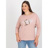 RELEVANCE Blouse-RV-BZ-8554.01P-light pink Cene