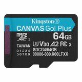 Kingston Canvas Go! Plus SDCG4/64GBSP microSDXC 64 GB, 200/100 MB/s | Eponuda.com