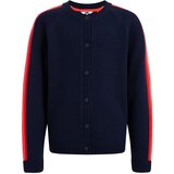WE Fashion Pletena jopa modra / temno modra / pastelno zelena / rdeča | Shoptok.si