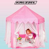 Kruzzel dječji šator dvorac ružičasti 135 x 135 x 140 cm | shoptok.hr