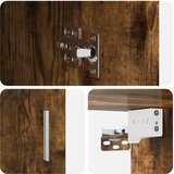  Polica na zidu Zidna montaža Dimljeni hrast 80 x 36 x 80 cm | Shoptok.si