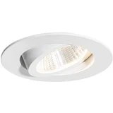 QAZQA Professional Vgradni reflektor bel 6,8 cm, vključno z LED 750 lm, zatemnilnik IP65 - Gaius