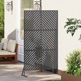  Zaslon za privatnost Crna 100 x 50 x 180 cm Čelik | shoptok.hr