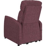 vidaXL Naslanjač s funkcijo vstajanja vijolično blago | Shoptok.si