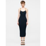 Michael Kors Pletena obleka mornarska / zlata | Shoptok.si