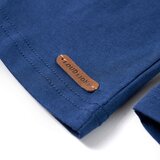 Dječja majica dugih rukava traper-plava 128 | shoptok.hr