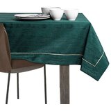AmeliaHome stolnjak Vesta s man&amp;scaron;etom i obrubom 110x110 cm, tamnozelena Slike