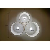  duolla - plafonsko svetlo roller trio 3xE27/60W/230V belo/zlatno | Eponuda.com
