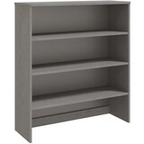 vidaXL zgornja omarica hamar svetlo siva 90x30x100 cm trdna borovina, (20656331) | Shoptok.si