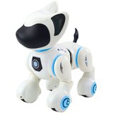  Interaktivni robotski pas na daljinskom upravljaču, svjetlosni zvuk, bijela plava | shoptok.hr