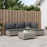  5 kom. Ratan set za opuštanje s jastučićima GENDT Kubu siva | shoptok.hr