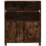  Stalak za pisač s kotačima boja hrasta 60 x 48 x 74 cm | shoptok.hr