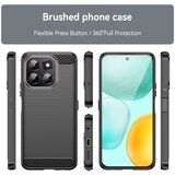 Techsuit Carbon Silicone maska za Honor X6c – crna | shoptok.hr