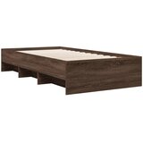  Okvir kreveta bez madraca smeđa boja hrasta 90x190 cm drveni | shoptok.hr