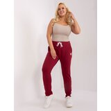 RELEVANCE Sweatpants-RV-DR-8930-1.35P-burgundy | shoptok.hr