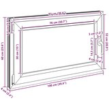  Okno za klet RISOR 100 x 60 cm PVC in steklo Bela, (5000215207) | Shoptok.si