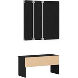  Set namještaja za predsoblje 4 pcs Crni hrast Konstruirano drvo | shoptok.hr