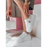 DStreet Sneakersy damskie na platformie KITNOT beżowe | shoptok.hr