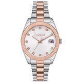 Ženski freelook belle beli roze zlatni elegantni ručni sat sa bikolor metalnim kaišem ( fl.1.10219.3 )