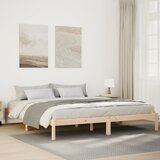  Dugi okvir kreveta bez madraca 200 x 220 cm od borovine | shoptok.hr