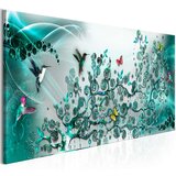  Slika - Hummingbirds Dance (1 Part) Turquoise Narrow 120x40 Cijene