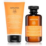 Apivita Set šampon i regenerator za kosu Keratin Repair Cene