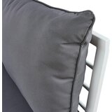 Beldano lounge garnitura madeira, bela, siva, les akacije | Shoptok.si