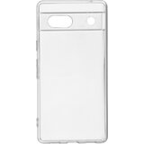 AVIZAR Ovitek za Google Pixel 7a tanek upogljiv silikonski gel - prozoren, (20539912) | Shoptok.si