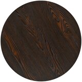  Okrugli stol za bistro od MDF-a i čelika 60 x 75 cm tamni pepeljasti | shoptok.hr