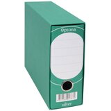 Optima Registrator A5-80 kutija SILVER široki zeleni | shoptok.hr