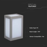  LED spoljno zidno svetlo LED/12W/230V 3000K IP65 sivo | Eponuda.com