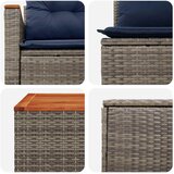  Set sofe 6 kom. Siva i tamnoplava 55 x 55 x 37 cm | shoptok.hr