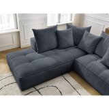 Bobochic Paris Tamno plava kutna garnitura od šenila (s lijevim kutom/u obliku slova L) Whesley – | shoptok.hr