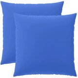  Jastuk s jastukom HEERLEN 2 kom. Kraljevsko plava Poliester - Kraljevski plava 60 x 60 cm 2 | shoptok.hr