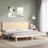  Okvir kreveta bez madraca 200 x 200 cm od masivne borovine | shoptok.hr