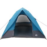 Kamping šator s krovom s pohranom Plava 320 x 275 x 190 cm taft | Eponuda.com