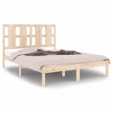 The Living Store Posteljni okvir iz trdnega lesa 135x190 cm - Posteljni Okvir, (21530370) | Shoptok.si