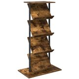  Polica za časopise s policom Dimljeni hrast 68 x 40 x 123.5 cm | shoptok.hr