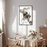  Slika - Transparent Clover (1 Part) Vertical 80x120 U crnom drvenom okviru | shoptok.hr