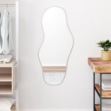 vidaXL Zidno ogledalo srebrno 100 x 45 cm | shoptok.hr