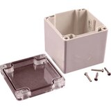 Hammond Electronics Univerzalno kućište 90 x 90 x 90 Polikarbonat Siva, Bistra 1554EE2GYCL 1 ST | Eponuda.ba