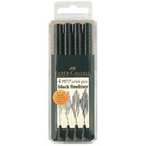  Flomasteri Art Pen PITT set 4 XS-S-F-M crna (Faber Castel - Flomasteri) cijene