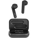 Streetz T110 True Wireless Stereo Slušalice s Kućištem za Punjenje, Polu-In-Ear, BT 5, Mat Crne | shoptok.hr