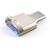 Mini card reader Type C JWD sivi