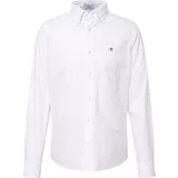 Gant Poslovna košulja mornarsko plava / svijetlosiva / crvena / bijela
