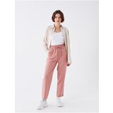 LC Waikiki Plain Linen Blend Women's Trousers with Elastic Waist | shoptok.hr