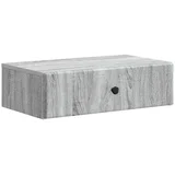 Stenska stranska miza Siva Sonoma 59 x 34,5 x 17 cm, (5000232393)