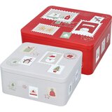 Birkmann Set pločevinastih škatel za piškote "Dear Santa " - velik - 1 set Cene
